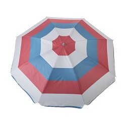Sombrilla Playa Colección Blue Solar Azul-Roja-Gris