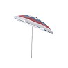 Sombrilla Playa Colección Blue Solar Azul-Roja-Gris