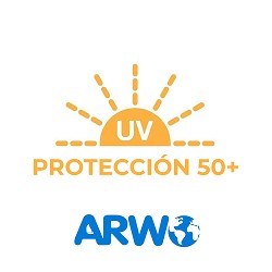 Sombrilla de Playa Rayas Azul 200 cm. SOPORTE DE ARENA INCLUIDO