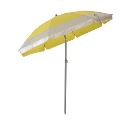 Sombrilla Playa You 8 Varillas Fibra de Vidrio Amarillo