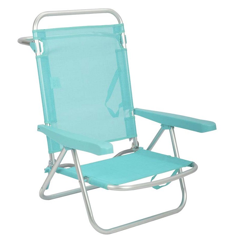 Silla de Playa Plegable Baja Aguamarina