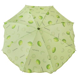 Sombrilla de Playa 180 cm. Frutas Limones