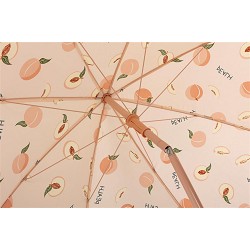 Sombrilla de Playa 180 cm. Frutas Melocotones