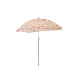 Sombrilla de Playa 180 cm. Frutas Melocotones