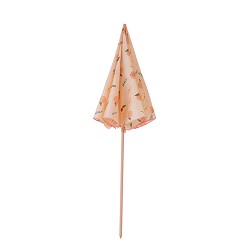 Sombrilla de Playa 180 cm. Frutas Melocotones