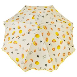 Sombrilla de Playa 180 cm. Frutas Naranjas
