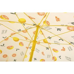 Sombrilla de Playa 180 cm. Frutas Naranjas