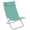 Silla Playa Plegable con Cojín 87x48x73 cm. Aguamarina