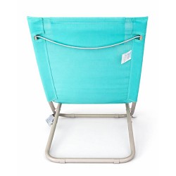 Silla Playa Plegable con Cojín 80x48x67 cm. Aguamarina