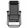 Silla Hamaca para Exterior Gravity 161x62x107 cm. Negro