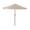 Sombrilla Grande para Jardín 3 Metros Diámetro Beige