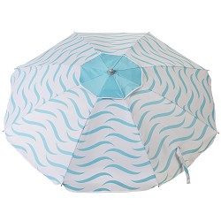 Sombrilla Playa con Airvent Oxford-Solar Olas Azules