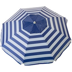 Sombrilla Playa con Airvent Oxford-Solar Rayas Azules