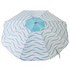 Sombrilla Playa con Airvent Oxford-Solar Olas Azules