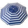Sombrilla Playa con Airvent Oxford-Solar Rayas Azules
