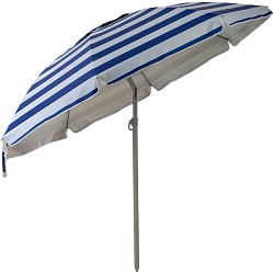 Sombrilla Playa con Airvent Oxford-Solar Rayas Azules