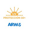 Sombrilla Playa con Airvent Oxford-Solar Rayas Rojas