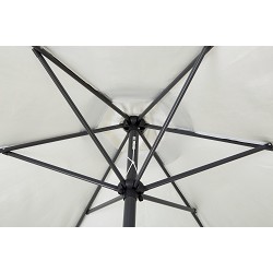 Sombrilla Grande para Jardín 3 Metros Diámetro Beige