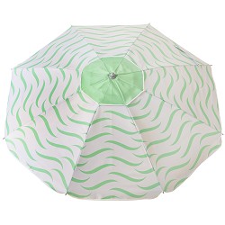 Sombrilla Playa con Airvent Oxford-Solar Olas Verdes