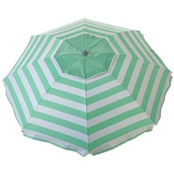 Sombrilla Playa con Airvent Oxford-Solar Rayas Aguamarina