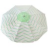 Sombrilla Playa con Airvent Oxford-Solar Olas Verdes