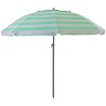 Sombrilla Playa con Airvent Oxford-Solar Rayas Aguamarina