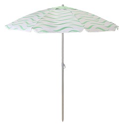 Sombrilla Playa con Airvent Oxford-Solar Olas Verdes