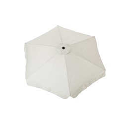 Sombrilla para Jardín 3 Metros Protección UV+50 Blanca