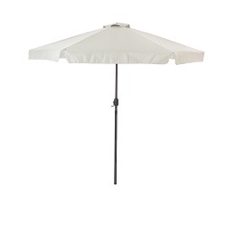 Sombrilla para Jardín 3 Metros Protección UV+50 Blanca