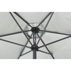 Sombrilla para Jardín 3 Metros Protección UV+50 Blanca