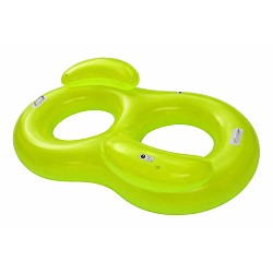 Colchoneta Ocho Doble Neon 188x117 cm. Verde