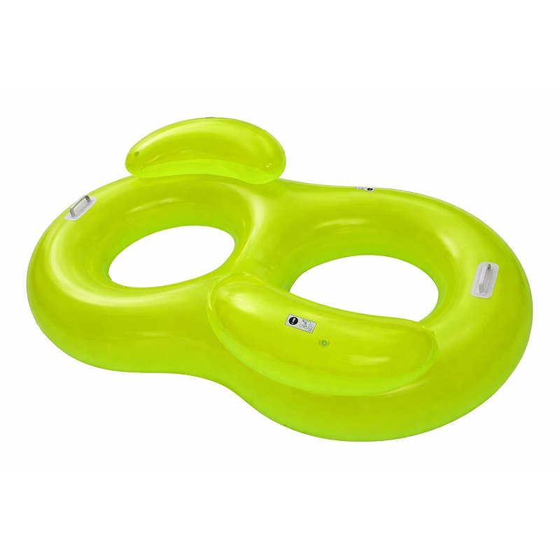 Colchoneta Ocho Doble Neon 188x117 cm. Verde