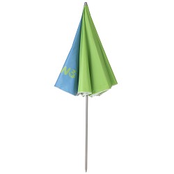 Sombrilla de Playa Nylon-Solar UV 50+ Verde-Azul