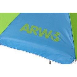 Sombrilla de Playa Nylon-Solar UV 50+ Verde-Azul