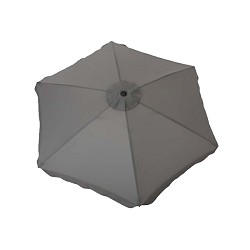 Sombrilla para Jardín y Terraza 3 Metros Diámetro Gris