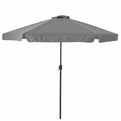 Sombrilla para Jardín y Terraza 3 Metros Diámetro Gris