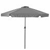 Sombrilla para Jardín y Terraza 3 Metros Diámetro Gris