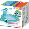 Piscina Hinchable Ballena con Aspersor 201 x 196 x 91 cm.
