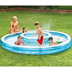 Piscina Hinchable para Niños con otra piscina central 279 x 36 cm.
