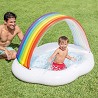 Piscina para Bebé Toldo Arcoiris 142 x 119 x 84 cm.