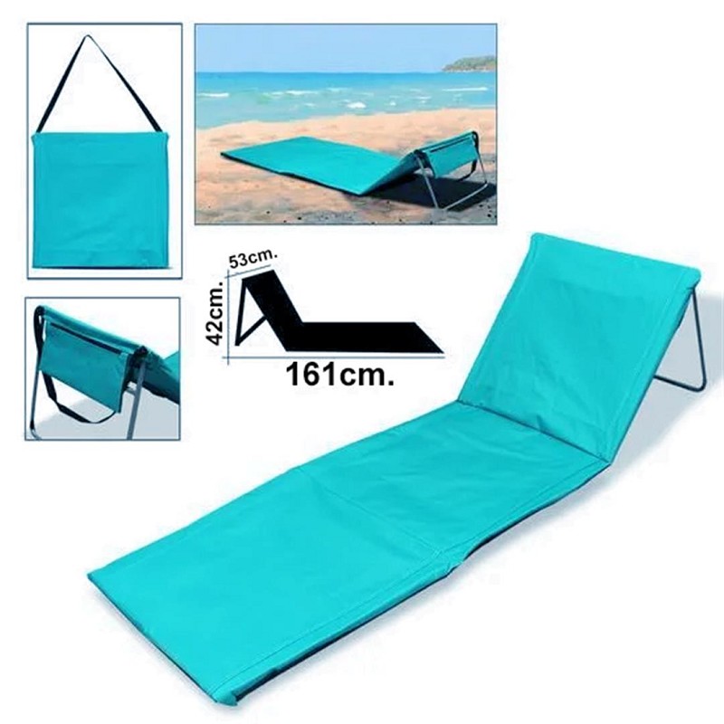 Esterilla Acolchada Reclinable 161x53x42 cm.