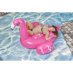 Flamenco Hinchable Gigante 170cm. Rosa