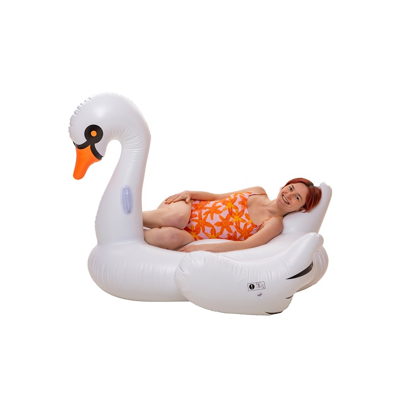 Cisne Hinchable Gigante Blanco 170 cm.