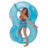 Colchoneta Ocho Doble Neon 188x117 cm. Azul