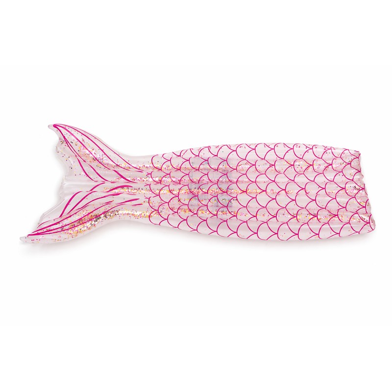 Colchoneta Cola de Sirena 185x90cm. Transparente