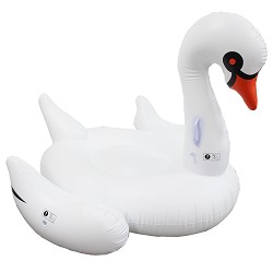 Cisne Hinchable Gigante Blanco 170 cm.