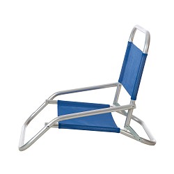 Silla Ras Aluminio Azul