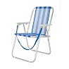 Silla Baja Plegable Betty Aluminio Rayas