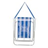 Silla Baja Plegable Betty Aluminio Rayas