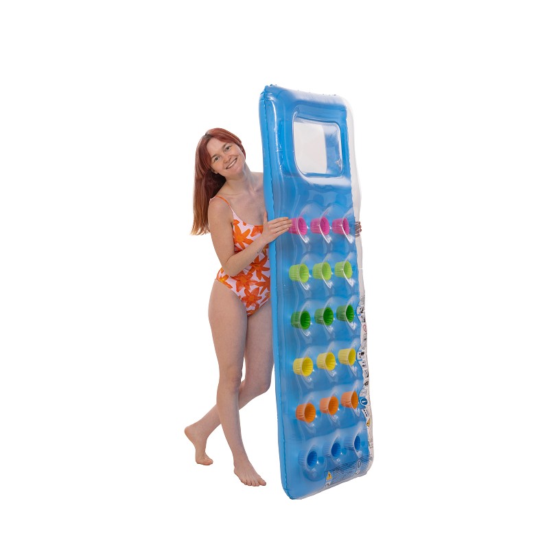 Colchoneta Hinchable 190x70cm. Azul